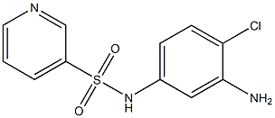 N-(3-amino-4-chlorophenyl)pyridine-3-sulfonamide Structure