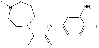 N-(3-amino-4-fluorophenyl)-2-(4-methyl-1,4-diazepan-1-yl)propanamide