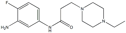 N-(3-amino-4-fluorophenyl)-3-(4-ethylpiperazin-1-yl)propanamide
