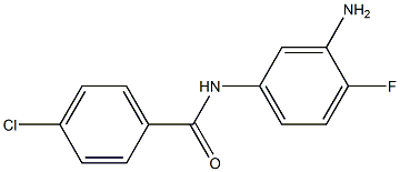 N-(3-amino-4-fluorophenyl)-4-chlorobenzamide Structure