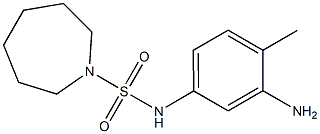 N-(3-amino-4-methylphenyl)azepane-1-sulfonamide