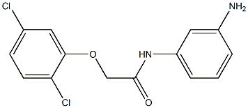 N-(3-aminophenyl)-2-(2,5-dichlorophenoxy)acetamide 结构式