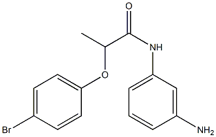 N-(3-aminophenyl)-2-(4-bromophenoxy)propanamide