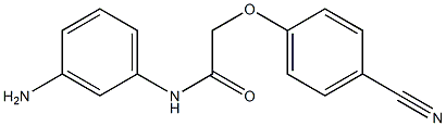 N-(3-aminophenyl)-2-(4-cyanophenoxy)acetamide