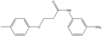 N-(3-aminophenyl)-3-(4-methylphenoxy)propanamide Struktur