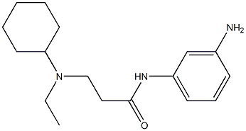 N-(3-aminophenyl)-3-[cyclohexyl(ethyl)amino]propanamide