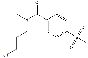 N-(3-aminopropyl)-4-methanesulfonyl-N-methylbenzamide