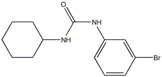 N-(3-bromophenyl)-N'-cyclohexylurea Structure