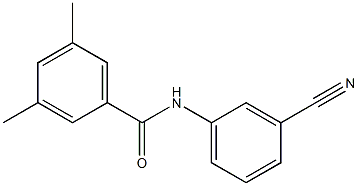N-(3-cyanophenyl)-3,5-dimethylbenzamide
