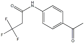 N-(4-acetylphenyl)-3,3,3-trifluoropropanamide Structure