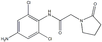 N-(4-amino-2,6-dichlorophenyl)-2-(2-oxopyrrolidin-1-yl)acetamide