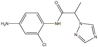 N-(4-amino-2-chlorophenyl)-2-(1H-1,2,4-triazol-1-yl)propanamide