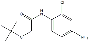 N-(4-amino-2-chlorophenyl)-2-(tert-butylsulfanyl)acetamide