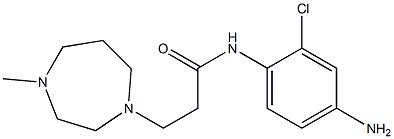 N-(4-amino-2-chlorophenyl)-3-(4-methyl-1,4-diazepan-1-yl)propanamide