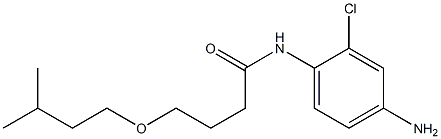 N-(4-amino-2-chlorophenyl)-4-(3-methylbutoxy)butanamide Struktur