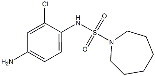 N-(4-amino-2-chlorophenyl)azepane-1-sulfonamide