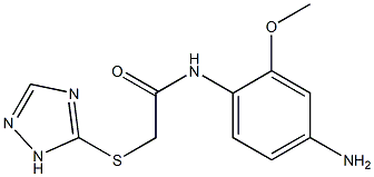 N-(4-amino-2-methoxyphenyl)-2-(1H-1,2,4-triazol-5-ylsulfanyl)acetamide