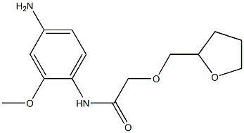 N-(4-amino-2-methoxyphenyl)-2-(oxolan-2-ylmethoxy)acetamide Structure