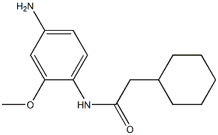 N-(4-amino-2-methoxyphenyl)-2-cyclohexylacetamide Structure