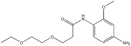 N-(4-amino-2-methoxyphenyl)-3-(2-ethoxyethoxy)propanamide