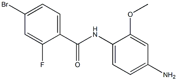 N-(4-amino-2-methoxyphenyl)-4-bromo-2-fluorobenzamide Structure