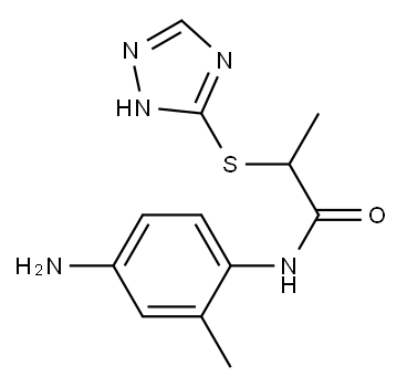 N-(4-amino-2-methylphenyl)-2-(1H-1,2,4-triazol-5-ylsulfanyl)propanamide