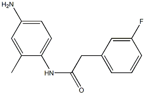 N-(4-amino-2-methylphenyl)-2-(3-fluorophenyl)acetamide Structure