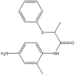 N-(4-amino-2-methylphenyl)-2-(phenylsulfanyl)propanamide