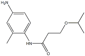 N-(4-amino-2-methylphenyl)-3-(propan-2-yloxy)propanamide Struktur