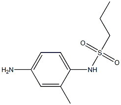 N-(4-amino-2-methylphenyl)propane-1-sulfonamide Structure
