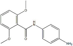 N-(4-aminophenyl)-2,6-dimethoxybenzamide Struktur