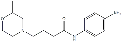 N-(4-aminophenyl)-4-(2-methylmorpholin-4-yl)butanamide Structure