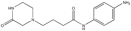 N-(4-aminophenyl)-4-(3-oxopiperazin-1-yl)butanamide