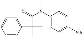 N-(4-aminophenyl)-N,2-dimethyl-2-phenylpropanamide Structure