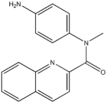 N-(4-aminophenyl)-N-methylquinoline-2-carboxamide Structure