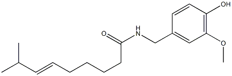 CAPSAICIN Natural Capsaicin Struktur