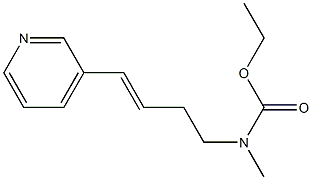 Methyl[4-(3-pyridinyl)-3-butenyl]carbamic Acid Ethyl Ester Structure
