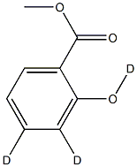 Methyl Salicylate-d3 Struktur
