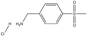 4-甲基磺酰苄胺 结构式