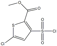 5-氯-3-氯磺酰基-2-噻吩羧酸甲酯,,结构式