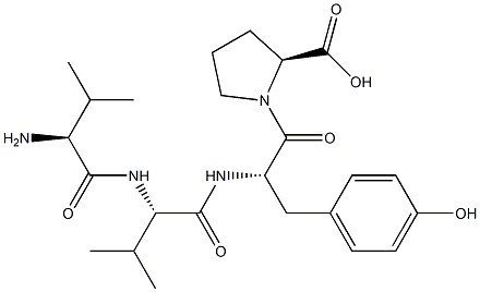 valyl-valyl-tyrosyl-proline Struktur