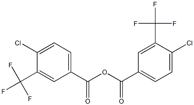 4-CHLORO-3-TRIFLUOROMETHYLBENZOIC ANHYDRIDE Structure
