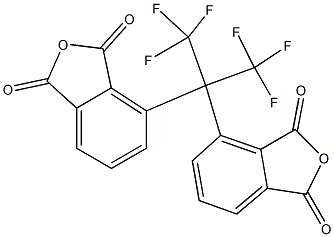 HEXAFLUOROISOPROPYLIDENE BISPHTHALIC DIANHYDRIDE,,结构式