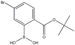 Tert-Butyl-4'-bromobenzoate-2'-boronicacid 结构式