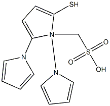 5-巯基四氮唑-1-甲烷磺酸, , 结构式