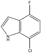 7-CHLORO-4-FLUOROINDOLE Structure