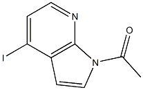 N-ACETYL-4-IODO-7-AZAINDOLE Struktur