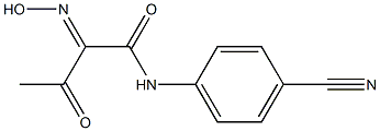 N-(4-CYANO-PHENYL)-2-HYDROXYIMINO-3-OXO-BUTYRAMIDE Structure