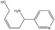 (2Z)-5-Amino-5-Pyridin-3-ylpent-2-En-1-ol