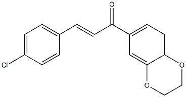 (E)-3-(4-chlorophenyl)-1-(2,3-dihydrobenzo[b][1,4]dioxin-6-yl)prop-2-en-1-one